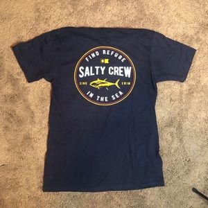 Salty Crew Harbor Navy T-Shirt